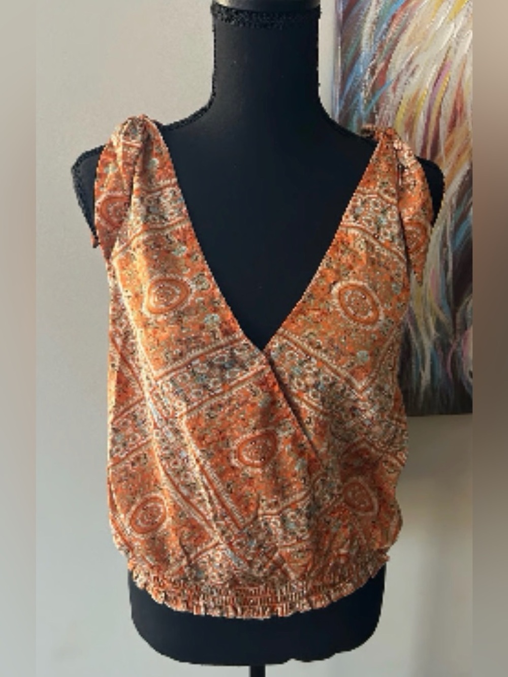 Rose + Olive Boho lightweight top